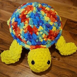 Handmade Tie Dye Turtle Plushie